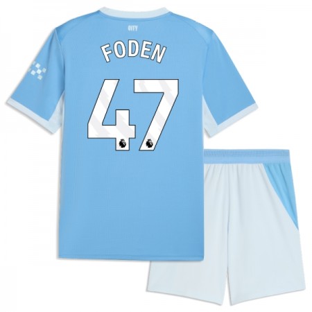 Tenue Enfant Manchester City Foden 47 Domicile 2026-27 (+ Short) Tenue Enfant Manchester City Foden 47 Domicile 2026-27 (+ Short)