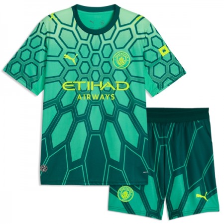 Tenue Enfant Manchester City Gardien Domicile Verte 2026-27 (+ Short) Tenue Enfant Manchester City Gardien Domicile Verte 2026-27 (+ Short)