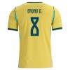 Maillot Foot Brésil Bruno Guimaraes 8 Domicile Coupe du Monde 2026