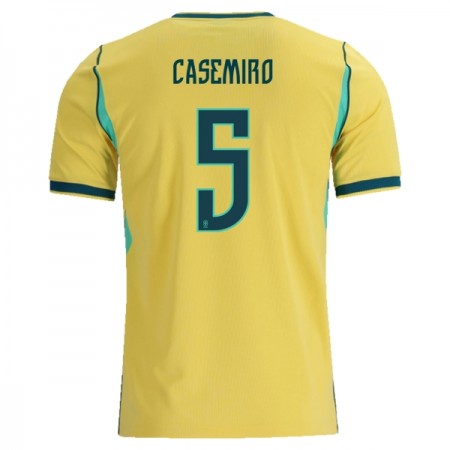 Maillot Foot Brésil Casemiro 5 Domicile Coupe du Monde 2026