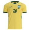 Maillot Foot Brésil Estevao 20 Domicile Coupe du Monde 2026
