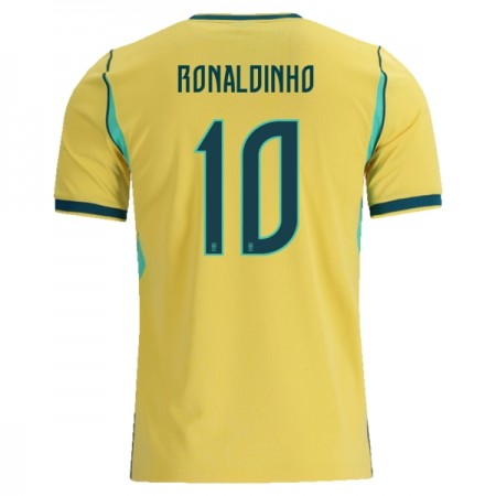 Maillot Foot Brésil Ronaldinho 10 Domicile Coupe du Monde 2026