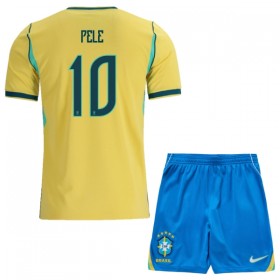 Tenue Enfant Brésil Pele 10 Domicile Coupe du Monde 2026 (+ Short)
