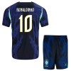 Tenue Enfant Brésil Ronaldinho 10 Exterieur Coupe du Monde 2026 (+ Short)