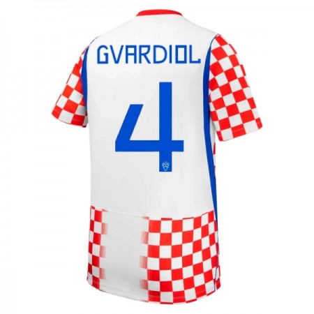 Maillot Foot Croatie Gvardiol 4 Domicile Coupe du Monde 2026 Maillot Foot Croatie Gvardiol 4 Domicile Coupe du Monde 2026