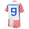 Maillot Foot Croatie Kramaric 9 Domicile Coupe du Monde 2026 Maillot Foot Croatie Kramaric 9 Domicile Coupe du Monde 2026