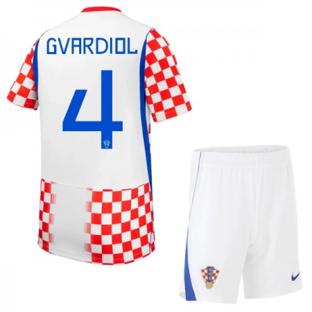 Tenue Enfant Croatie Gvardiol 4 Domicile Coupe du Monde 2026 (+ Short) Tenue Enfant Croatie Gvardiol 4 Domicile Coupe du Monde 2026 (+ Short)