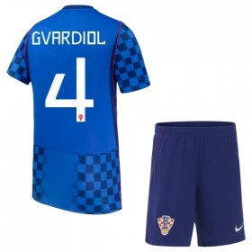 Tenue Enfant Croatie Gvardiol 4 Exterieur Coupe du Monde 2026 (+ Short)