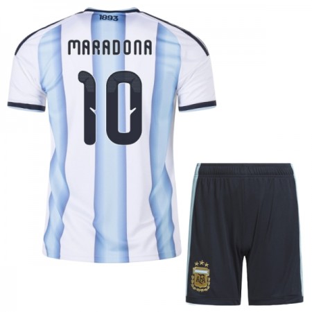 Tenue Enfant Argentine Maradona 10 Domicile Coupe du Monde 2026 (+ Short) Tenue Enfant Argentine Maradona 10 Domicile Coupe du Monde 2026 (+ Short)