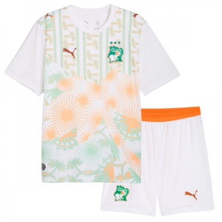 Tenue Enfant Côte d Ivoire Exterieur Coupe du Monde 2026 (+ Short) Tenue Enfant Côte d Ivoire Exterieur Coupe du Monde 2026 (+ Short)