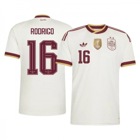 Maillot Foot Espagne 2 Stars Rodrigo 16 Exterieur Coupe du Monde 2026
