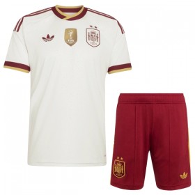 Tenue Enfant Espagne 2 Stars Exterieur Coupe du Monde 2026 (+ Short)