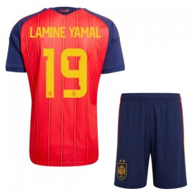 Tenue Enfant Espagne 2 Stars Lamine Yamal 19 Domicile Coupe du Monde 2026 (+ Short)