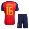 Tenue Enfant Espagne 2 Stars Rodrigo 16 Domicile Coupe du Monde 2026 (+ Short)
