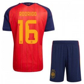 Tenue Enfant Espagne 2 Stars Rodrigo 16 Domicile Coupe du Monde 2026 (+ Short)