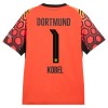 Maillot Foot Borussia Dortmund Kobel 1 Gardien Domicile Orange 2026-27