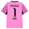 Maillot Foot Borussia Dortmund Kobel 1 Gardien Exterieur Rose 2026-27