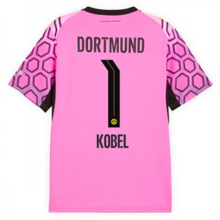 Maillot Foot Borussia Dortmund Kobel 1 Gardien Exterieur Rose 2026-27