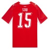 Maillot Foot Suisse Djibril Sow 15 Domicile Coupe du Monde 2026 Maillot Foot Suisse Djibril Sow 15 Domicile Coupe du Monde 2026