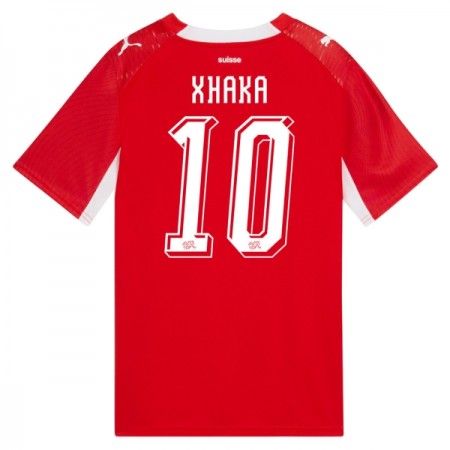 Maillot Foot Suisse Granit Xhaka 10 Domicile Coupe du Monde 2026 Maillot Foot Suisse Granit Xhaka 10 Domicile Coupe du Monde 2026