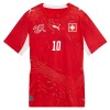 Maillot Foot Suisse Granit Xhaka 10 Domicile Coupe du Monde 2026