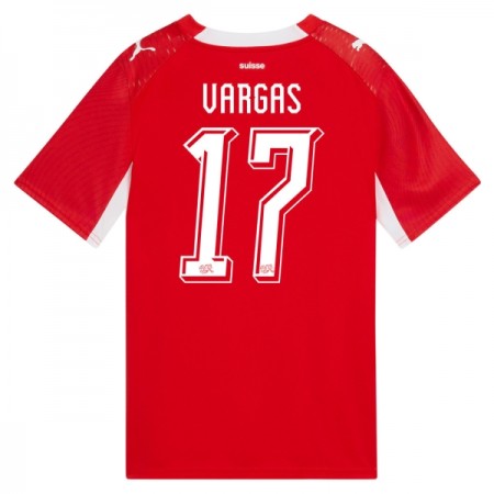 Maillot Foot Suisse Vargas 17 Domicile Coupe du Monde 2026 Maillot Foot Suisse Vargas 17 Domicile Coupe du Monde 2026