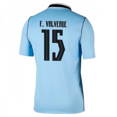 Maillot Foot Uruguay Federico Valverde 15 Domicile Coupe du Monde 2026