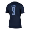 Maillot Foot Uruguay Luis Suarez 9 Exterieur Coupe du Monde 2026 Maillot Foot Uruguay Luis Suarez 9 Exterieur Coupe du Monde 2026