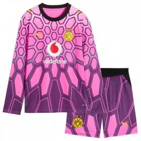 Tenue Enfant Borussia Dortmund Gardien Exterieur Rose 2026-27 ML (+ Short)