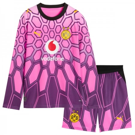 Tenue Enfant Borussia Dortmund Gardien Exterieur Rose 2026-27 ML (+ Short)