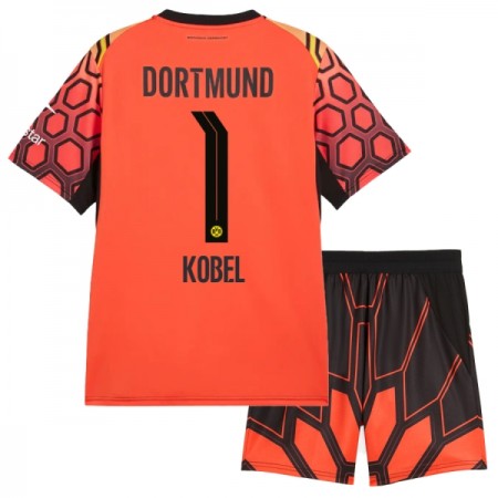 Tenue Enfant Borussia Dortmund Kobel 1 Gardien Domicile Orange 2026-27 (+ Short) Tenue Enfant Borussia Dortmund Kobel 1 Gardien Domicile Orange 2026-27 (+ Short)