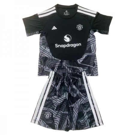Tenue Enfant Manchester United Gardien Noire 2026-27 (+ Short) Tenue Enfant Manchester United Gardien Noire 2026-27 (+ Short)