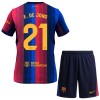 Tenue Enfant FC Barcelone Frenkie de Jong 21 Domicile 2026-27 (+ Short) Tenue Enfant FC Barcelone Frenkie de Jong 21 Domicile 2026-27 (+ Short)