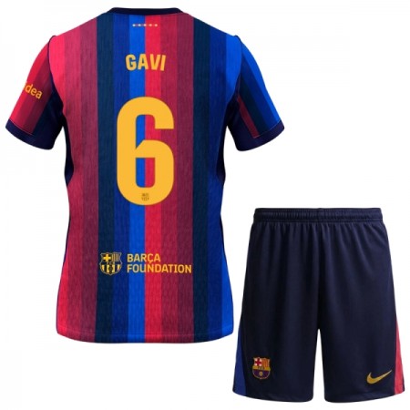 Tenue Enfant FC Barcelone Gavi 6 Domicile 2026-27 (+ Short) Tenue Enfant FC Barcelone Gavi 6 Domicile 2026-27 (+ Short)