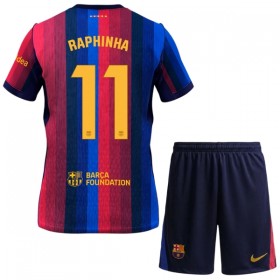 Tenue Enfant FC Barcelone Raphinha 11 Domicile 2026-27 (+ Short)