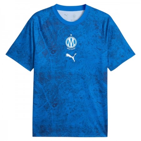Maillot Foot Olympique de Marseille Pre-Match Bleue 2026-27 Maillot Foot Olympique de Marseille Pre-Match Bleue 2026-27