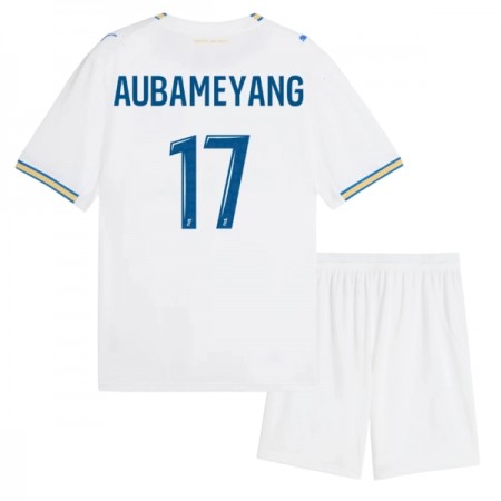 Tenue Enfant Olympique de Marseille Aubameyang 17 Domicile 2026-27 (+ Short) Tenue Enfant Olympique de Marseille Aubameyang 17 Domicile 2026-27 (+ Short)