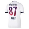 Maillot Foot Paris Saint Germain Joao Neves 87 Exterieur 2026-27