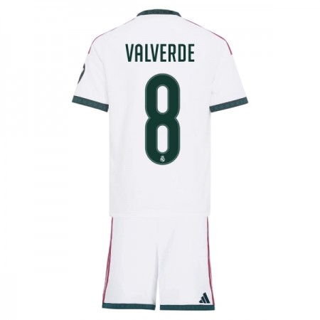 Tenue Enfant Real Madrid Valverde 8 Domicile 2026-27 (+ Short) Tenue Enfant Real Madrid Valverde 8 Domicile 2026-27 (+ Short)