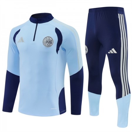 Ajax Amsterdam Sweat d'Entraînement Quart-Zip Bleue 2026-27 Ajax Amsterdam Sweat d'Entraînement Quart-Zip Bleue 2026-27