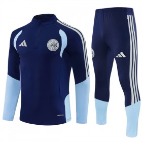 Ajax Amsterdam Sweat d'Entraînement Quart-Zip Bleue 2026-27