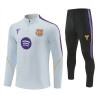 Barcelone Sweat d'Entraînement Quart-Zip Blanche 2026-27