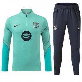 Barcelone Sweat d'Entraînement Quart-Zip Verte 2026-27
