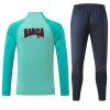 Barcelone Sweat d'Entraînement Quart-Zip Verte 2026-27