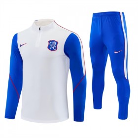 Chelsea Sweat d'Entraînement Quart-Zip Blanche 2026-27