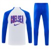 Chelsea Sweat d'Entraînement Quart-Zip Blanche 2026-27