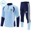 Enfant Ajax Amsterdam Sweat d'Entraînement Quart-Zip Bleue 2026-27 Enfant Ajax Amsterdam Sweat d'Entraînement Quart-Zip Bleue 2026-27