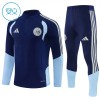 Enfant Ajax Amsterdam Sweat d'Entraînement Quart-Zip Bleue 2026-27 Enfant Ajax Amsterdam Sweat d'Entraînement Quart-Zip Bleue 2026-27