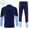 Enfant Ajax Amsterdam Sweat d'Entraînement Quart-Zip Bleue 2026-27