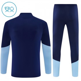 Enfant Ajax Amsterdam Sweat d'Entraînement Quart-Zip Bleue 2026-27